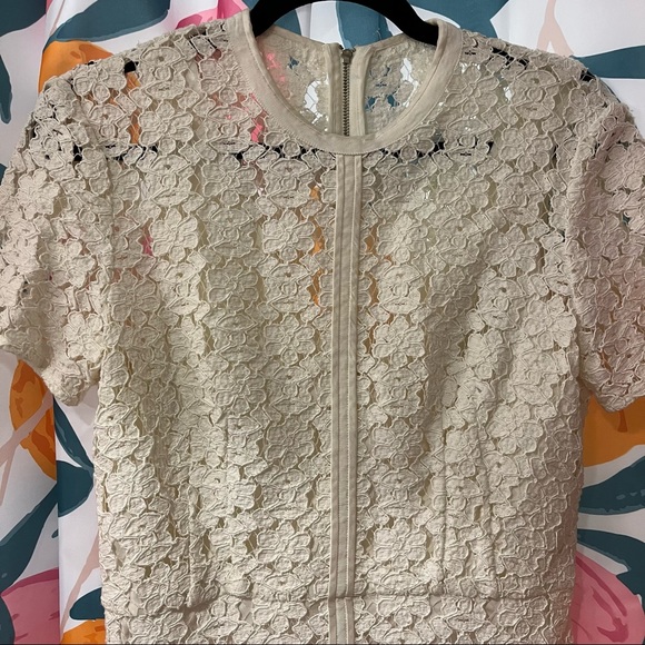 LOVER THE LABEL Aus White Lace MIDI Dresa - Picture 8 of 9